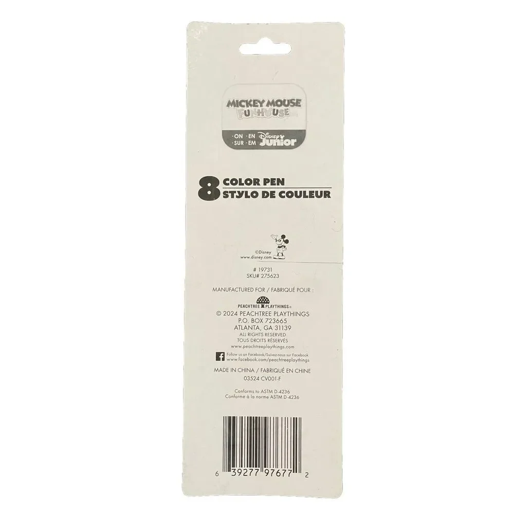 Walt Disney . Mickey Mouse 8 Color‎ Retractable Pen - NEW 2024